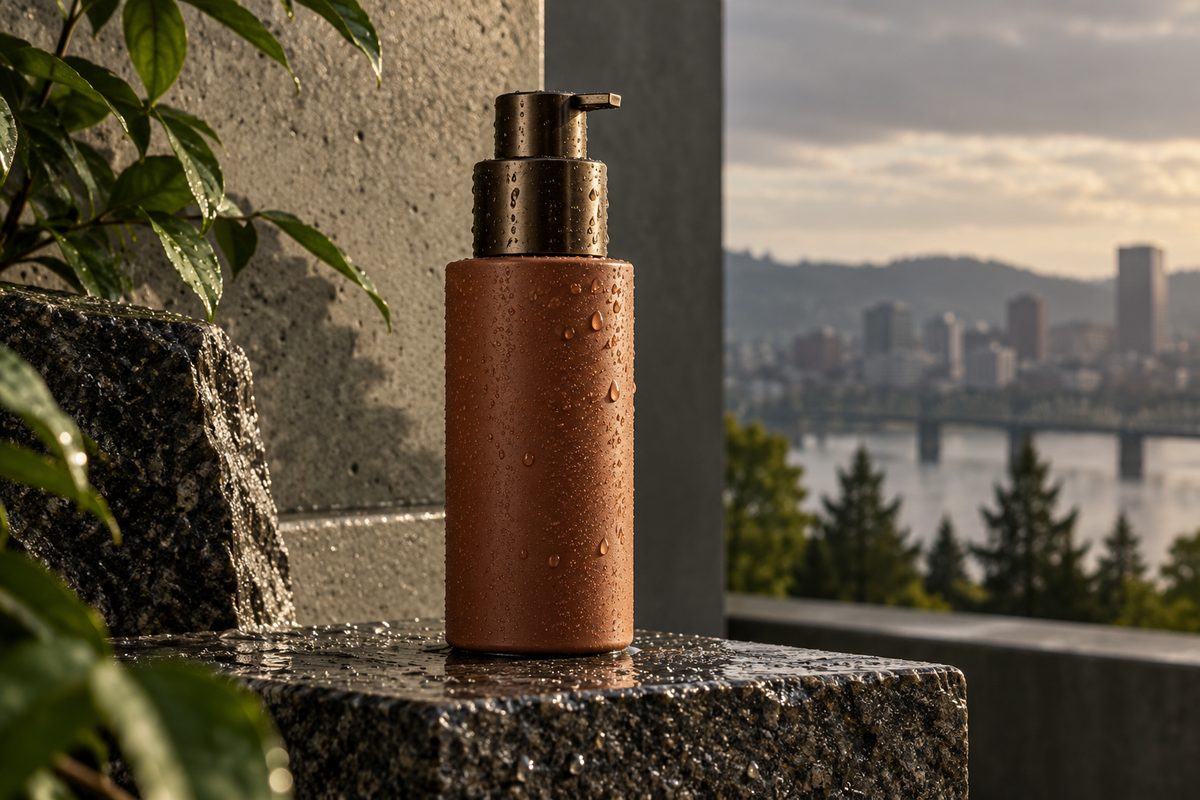 Barrier Lipid Repair Cream bottle showcased on textured dark stone surface